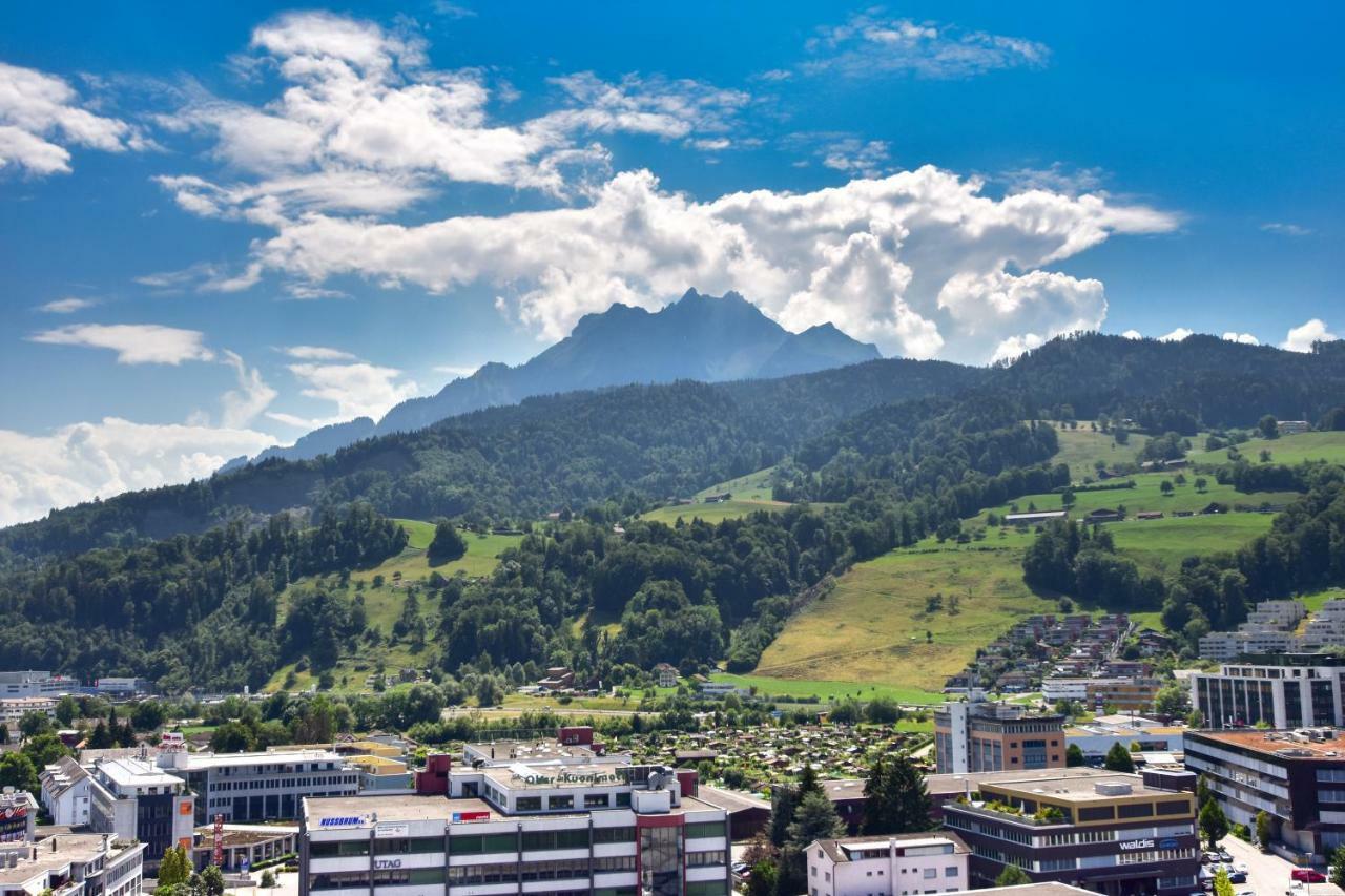 Dream View Apt With Homecinema Netflix & Loggia Lucerna Exterior foto